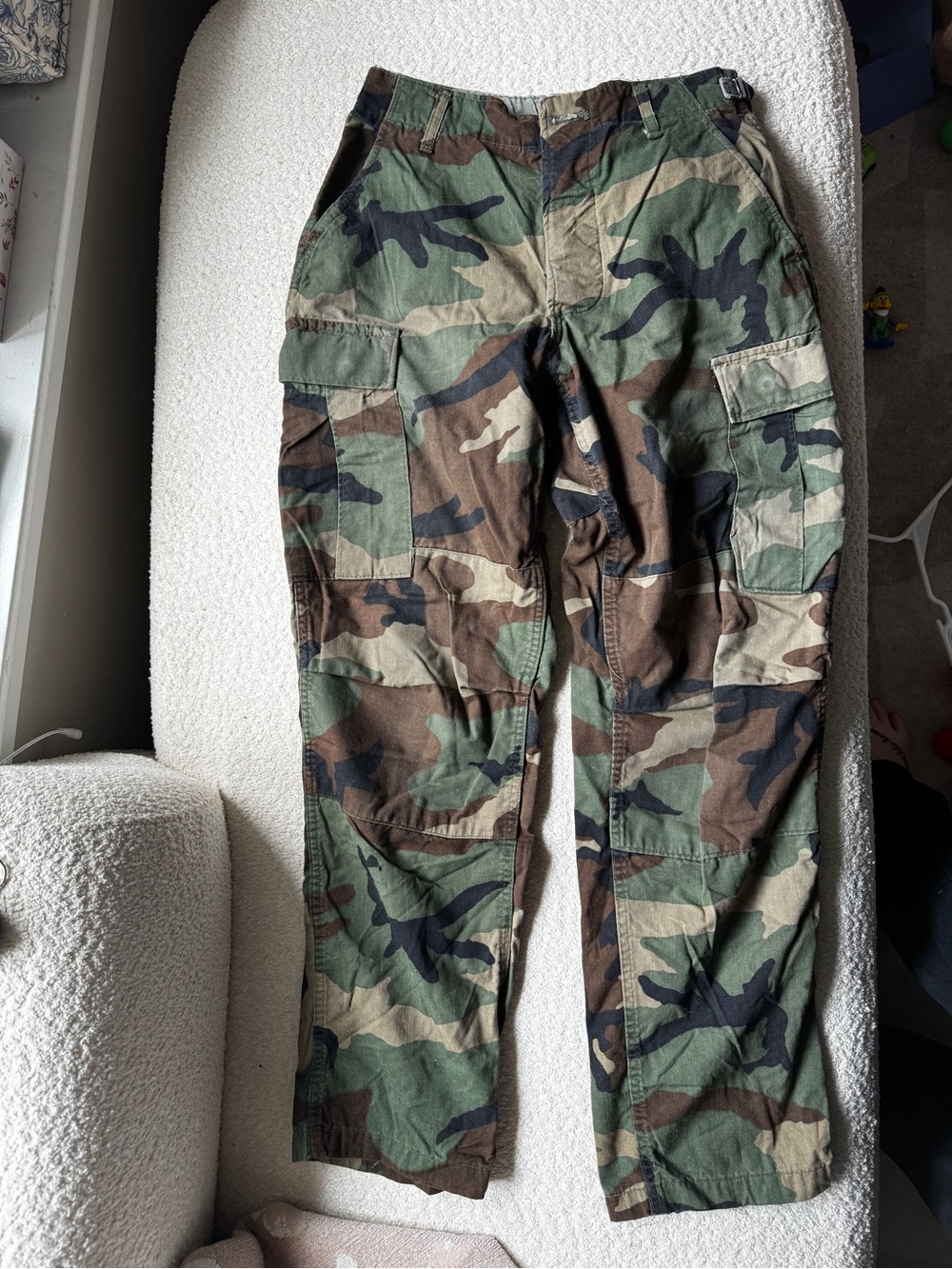 Vintage US Military Camo Pants - y2k, cargo, streetwear